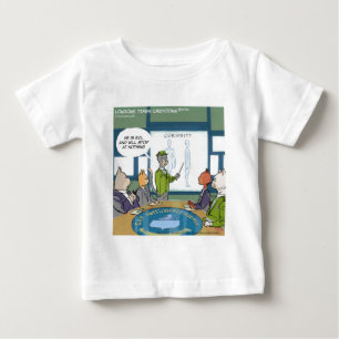 Camiseta De Bebé El Enemigo Natural de los Gatos es Divertido
