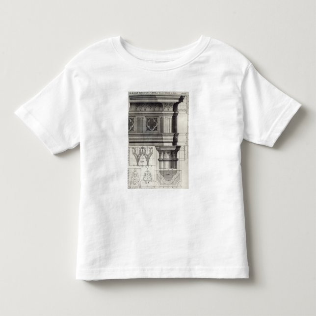 Camiseta De Bebé El Entablature gótico (Anverso)