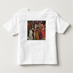 Camiseta De Bebé El entrar de Queen Mary y de princesa Elizabeth