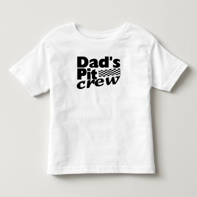 Camiseta De Bebé El equipo de papá (Anverso)