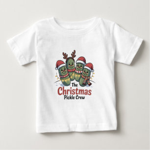 Camiseta De Bebé El Equipo del Pepino de Navidad Amantes de Pepinos