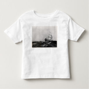 Camiseta De Bebé El esfuerzo en Sea, 1900, grabado por Lowy