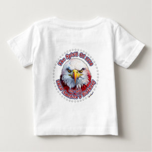 Camiseta De Bebé El Espíritu De 1776, 2026 Águila Roja De América