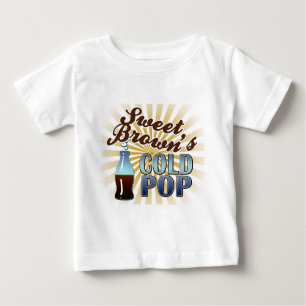 Camiseta De Bebé El estallido frío de Brown dulce