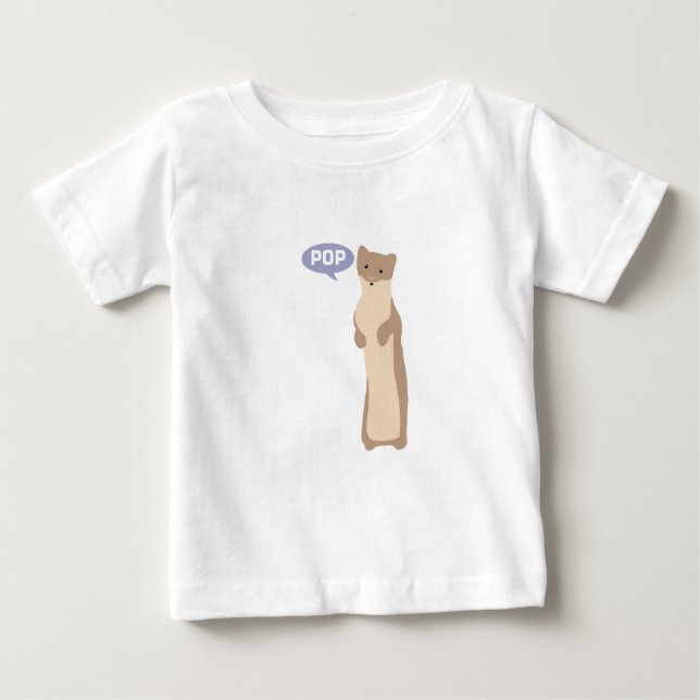 Camiseta De Bebé El estallido va la comadreja (Anverso)