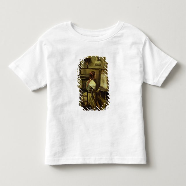 Camiseta De Bebé El estudio de Corot (Anverso)