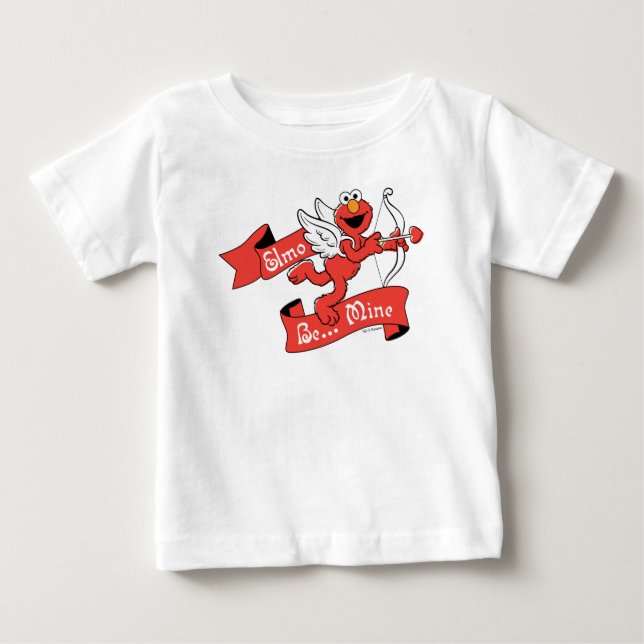 Camiseta De Bebé El estúpido de Elmo Valentine (Anverso)