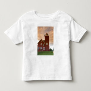 Camiseta De Bebé El Faro de Two Harbors con vista a Agate Bay
