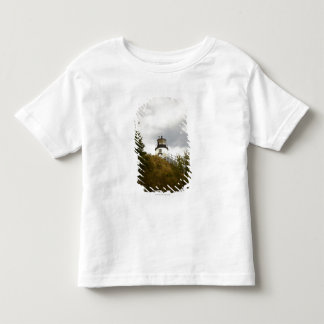 Camiseta De Bebé El faro principal del búho en un día nublado