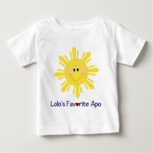 Camiseta De Bebé El favorito Apo de Lolo