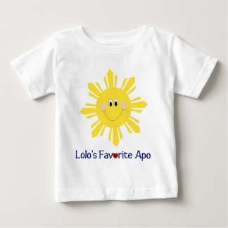 Camiseta De Bebé El favorito Apo de Lolo