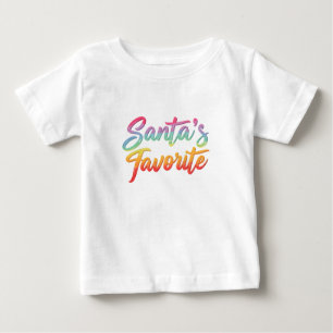 Camiseta De Bebé El favorito de Santa María