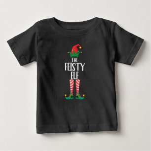 Camiseta De Bebé El Feisty Elf Family Mating Group Navidades Gif