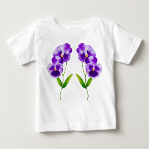Camiseta De Bebé 'El Fiesta Pansy' en un tee de rubí pequeño (III)