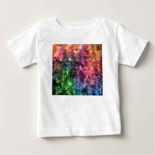 Camiseta De Bebé El Fin Del Arte Abstracto Del Arcoiris