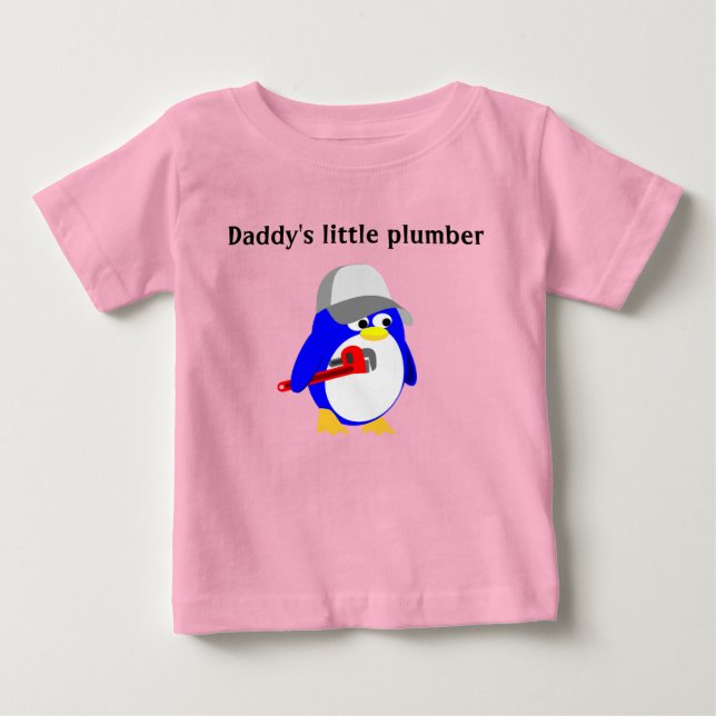 Camiseta De Bebé El Fontanero de Papá (Anverso)