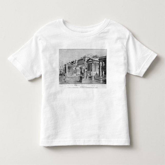 Camiseta De Bebé El foro romano de la antigüedad (Anverso)