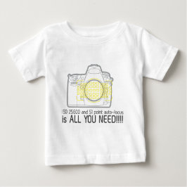 Camiseta De Bebé El fotógrafo Nikon D700 es todo lo que necesitas