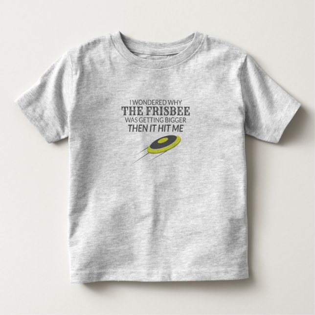 Camiseta De Bebé El Frisbee Último Por Qué El Frisbee Se Está Hacie (Anverso)