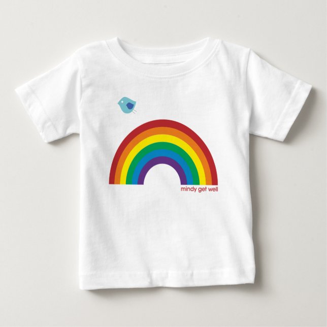 Camiseta De Bebé El FUG embroma el pájaro del arco iris (Anverso)