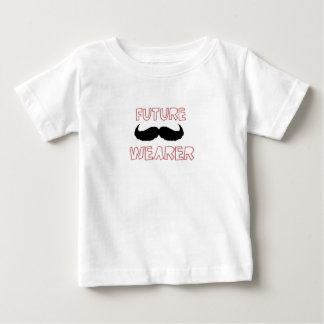 Camiseta De Bebé El futuro bigote lleva un bebé