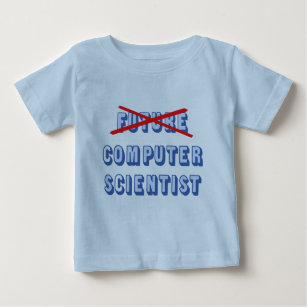 Camiseta De Bebé El futuro científico de la informática ya no