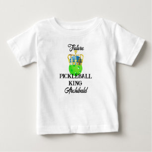 Camiseta De Bebé El futuro de la pelota de futbol Rey Bebé Ball Ver