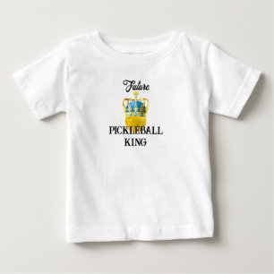 Camiseta De Bebé El futuro del futbolín Rey bebé bola amarillo en l