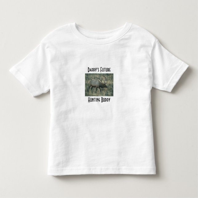 Camiseta De Bebé El futuro del papá, cazando al compinche (Anverso)
