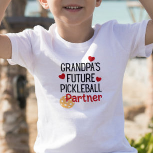 Camiseta De Bebé El futuro nieto del abuelo como socio de pelotas