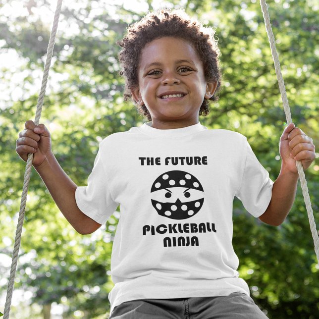 Camiseta De Bebé El futuro Pickleball Ninja, lindo (Subido por el creador)