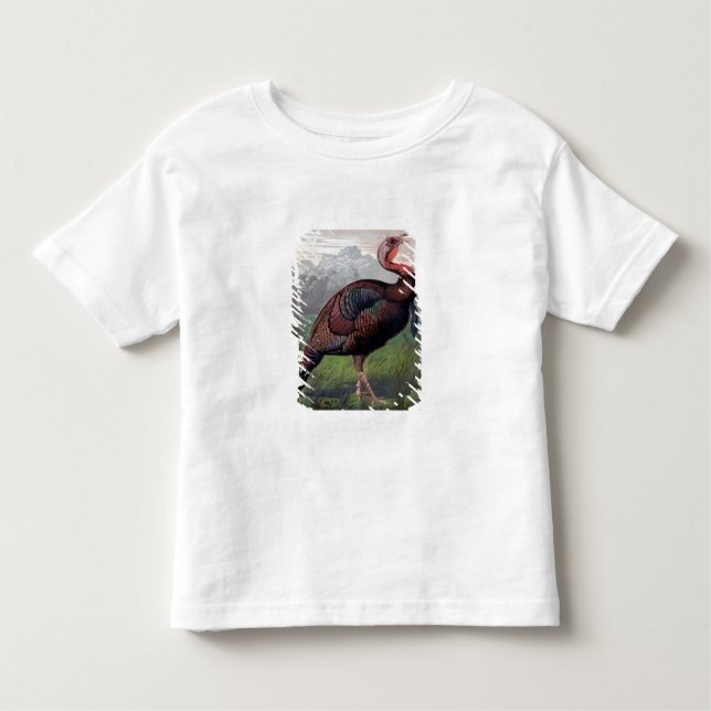 Camiseta De Bebé El gallo de Turquía salvaje del americano, (Anverso)