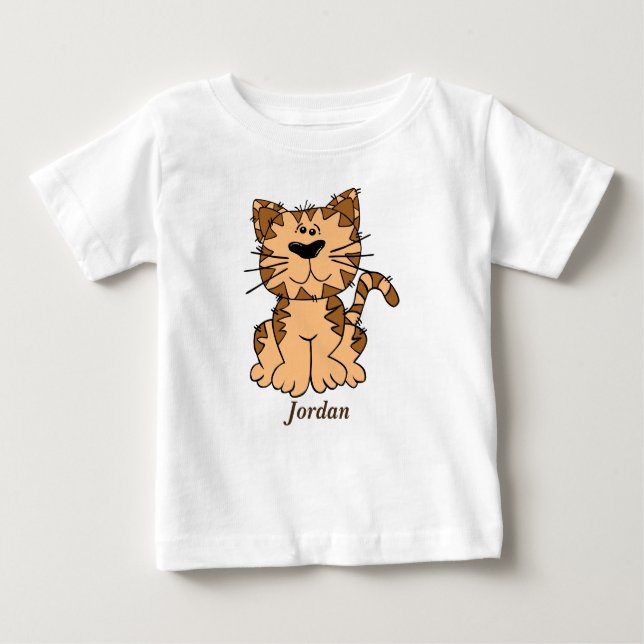 Camiseta De Bebé El gatito de la tabata del bebé (Anverso)