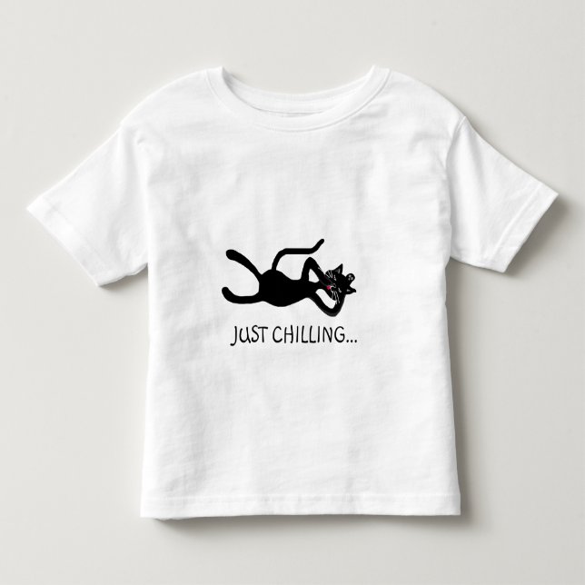 Camiseta De Bebé El gato está paralizado (Anverso)