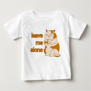 Camiseta De Bebé El gato gordo de Moody me deja solo