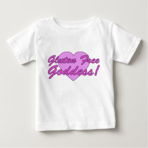 Camiseta De Bebé ¡El gluten libera a la diosa! Alergia del gluten