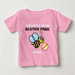 Camiseta De Bebé El gluten personalizado manosea libremente la