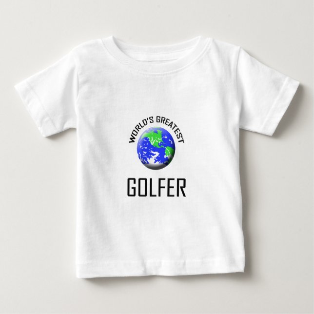 Camiseta De Bebé El golfista más grande del mundo (Anverso)