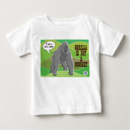 Camiseta De Bebé El gorila no es un mono