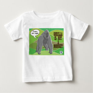 Camiseta De Bebé El gorila no es un mono