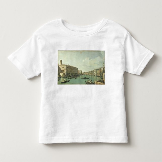Camiseta De Bebé El Gran Canal del puente de Rialto (Anverso)