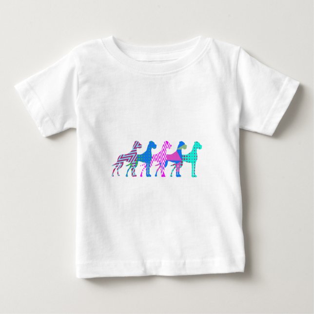 Camiseta De Bebé El Gran Danés Pat (Anverso)