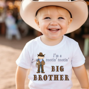 Camiseta De Bebé El Gran Hermano Cowboy Rootin' Tootin'