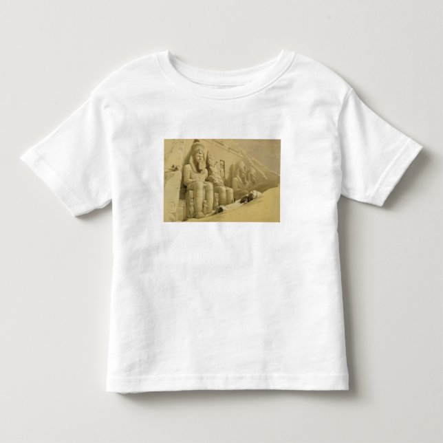 Camiseta De Bebé El gran templo de Abu Simbel, Nubia, de "Egipto (Anverso)