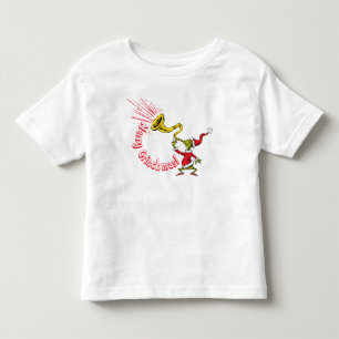 Camiseta De Bebé El Grinch Soplando la Bocina del Grinchmas Alegre