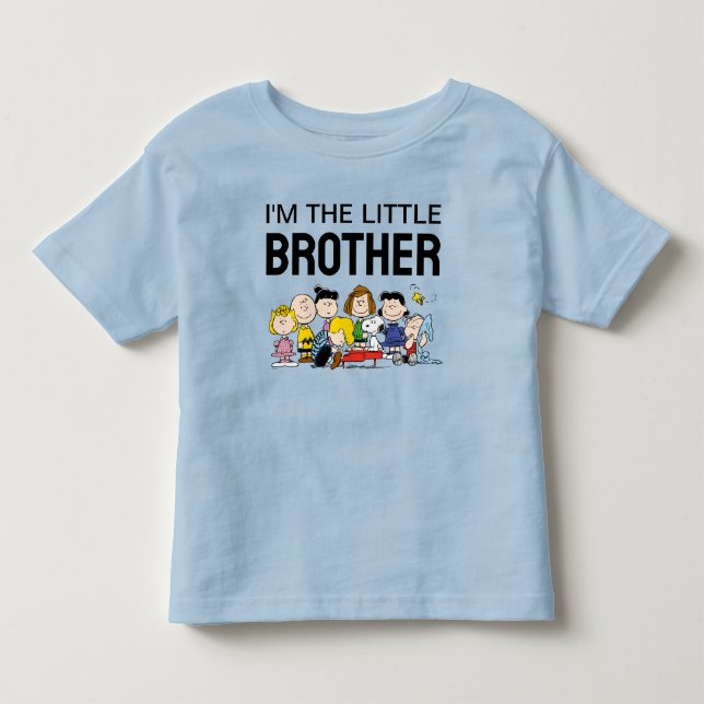 Camiseta De Bebé El Grupo de Peanuts | Soy el Hermanito (Anverso)