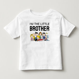 Camiseta De Bebé El Grupo de Peanuts   Soy El Hermano Menor