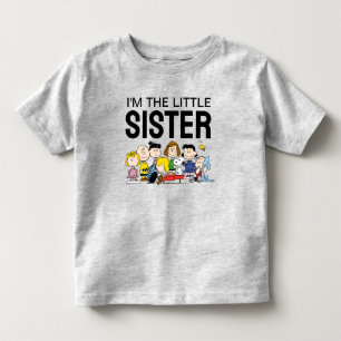Camiseta De Bebé El Grupo de Peanuts   Soy La Hermana Menor