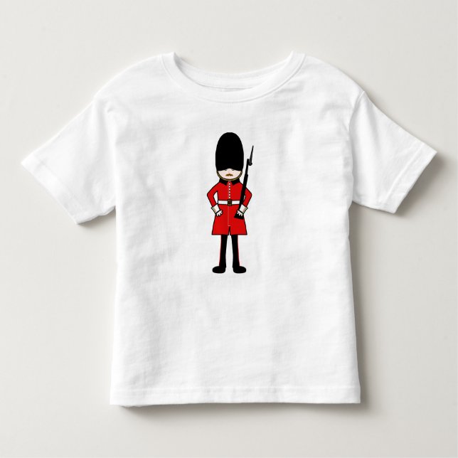 Camiseta De Bebé El guardia real de la reina (Anverso)