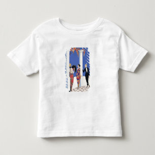 Camiseta De Bebé El gusto de Shawls, 1922 (impresión del pochoir)